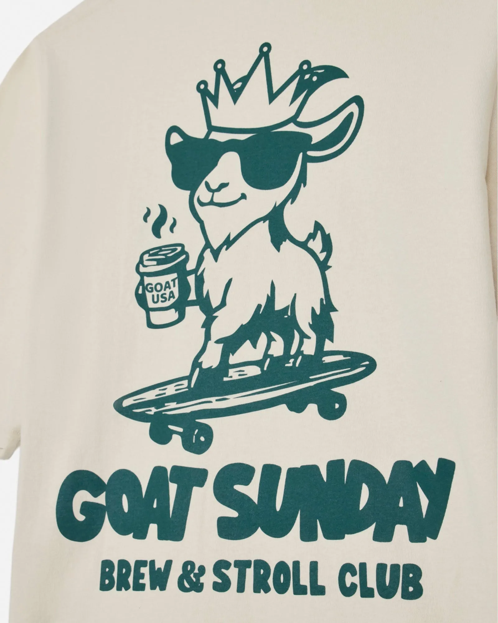 GOAT USA Sunday Heavyweight Tee sold by Goat USA product image thumbnail 2