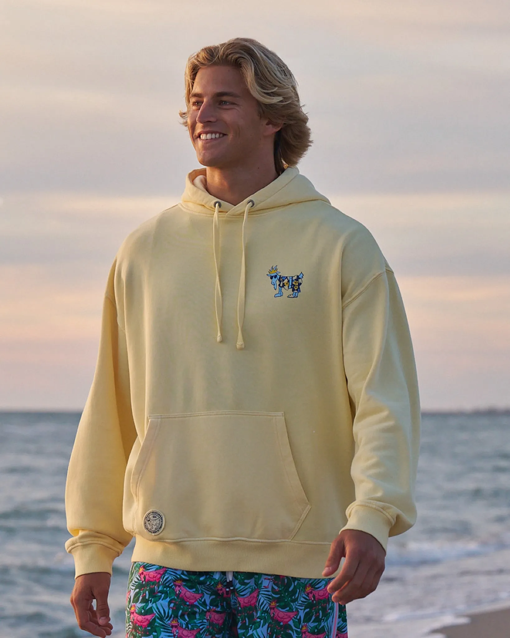 Beach Vibes Only Hooded Sweatshirt sold by Goat USA product image thumbnail 2
