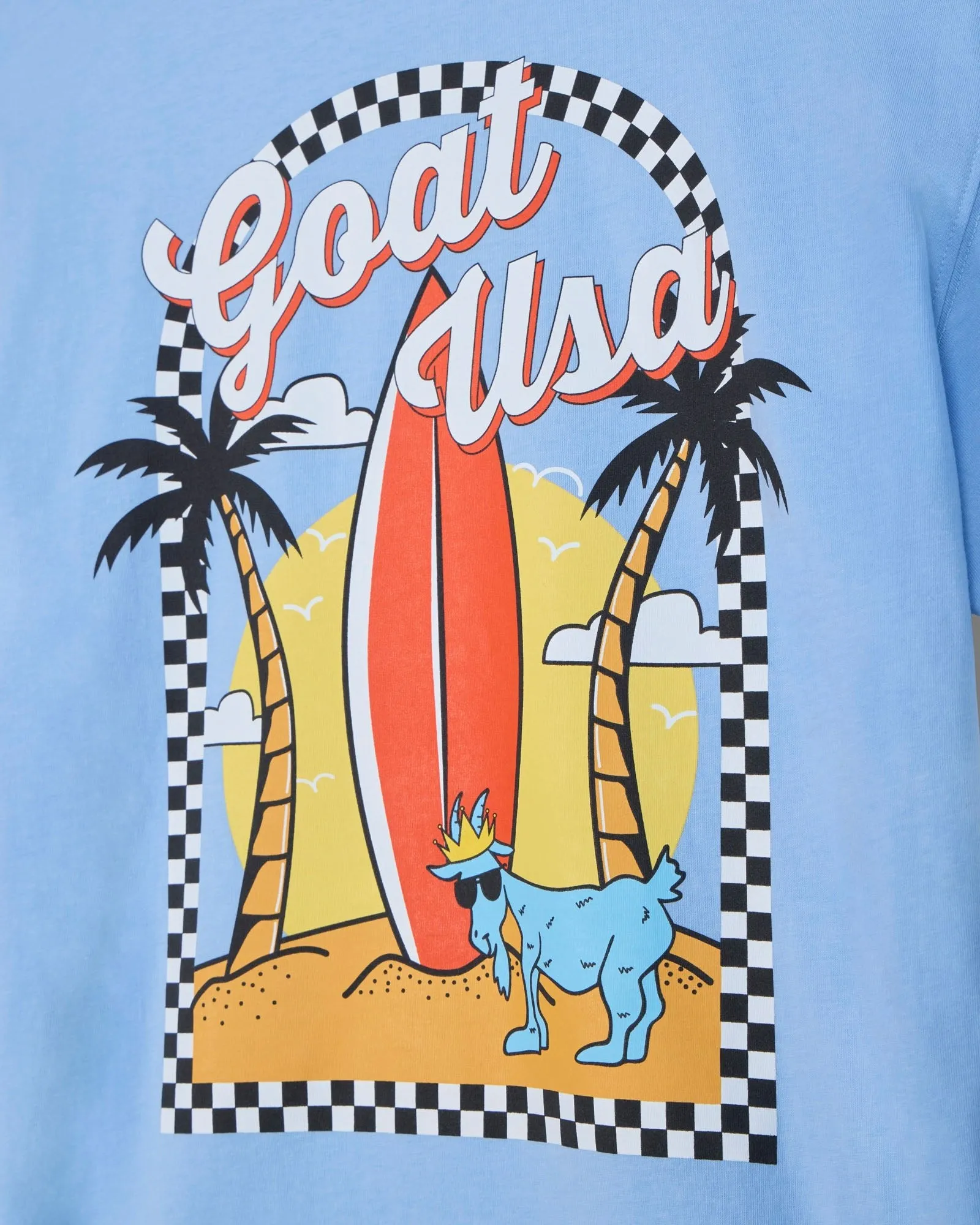 Surf & Palm T-Shirt sold by Goat USA product image thumbnail 2