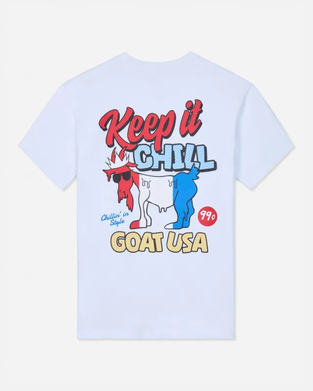 Keep It Chill T-Shirt made by Goat USA
