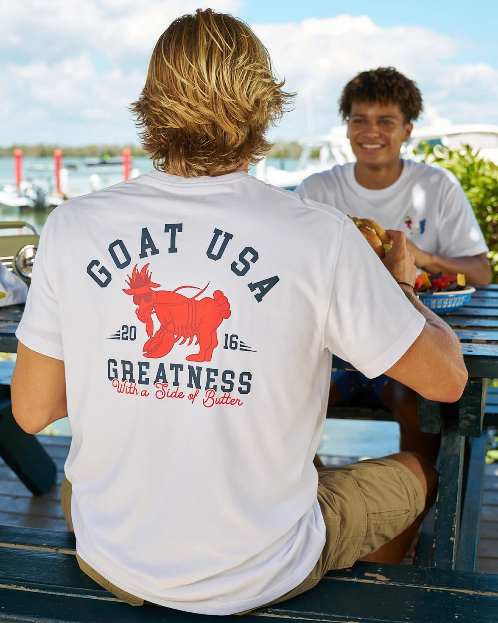 Lobster T-Shirt sold by Goat USA product image thumbnail 2
