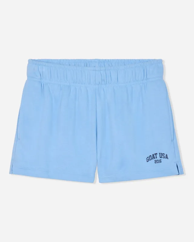 Women's Heritage Logo Sweat Shorts made by Goat USA