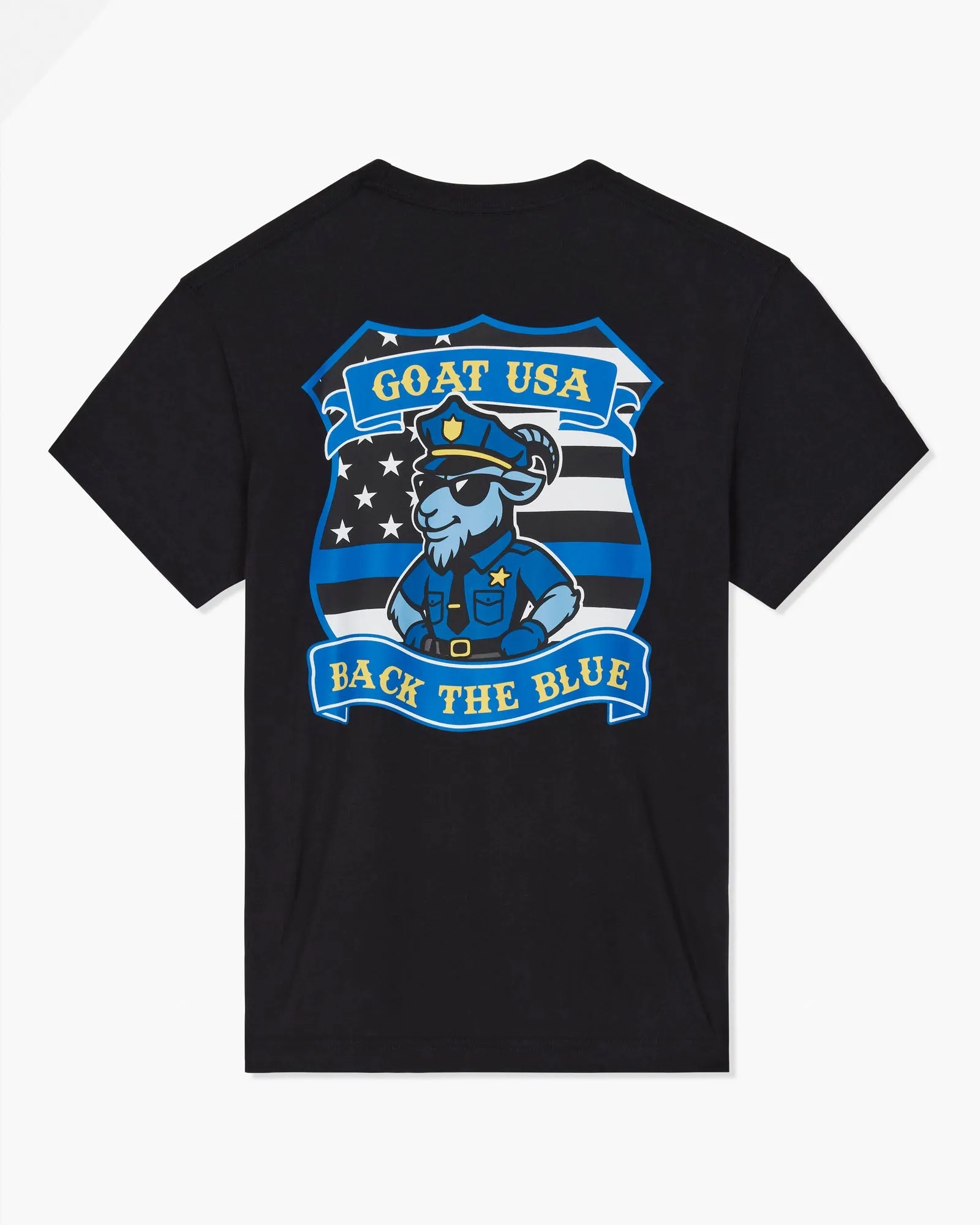 Back the Blue T-Shirt sold by Goat USA