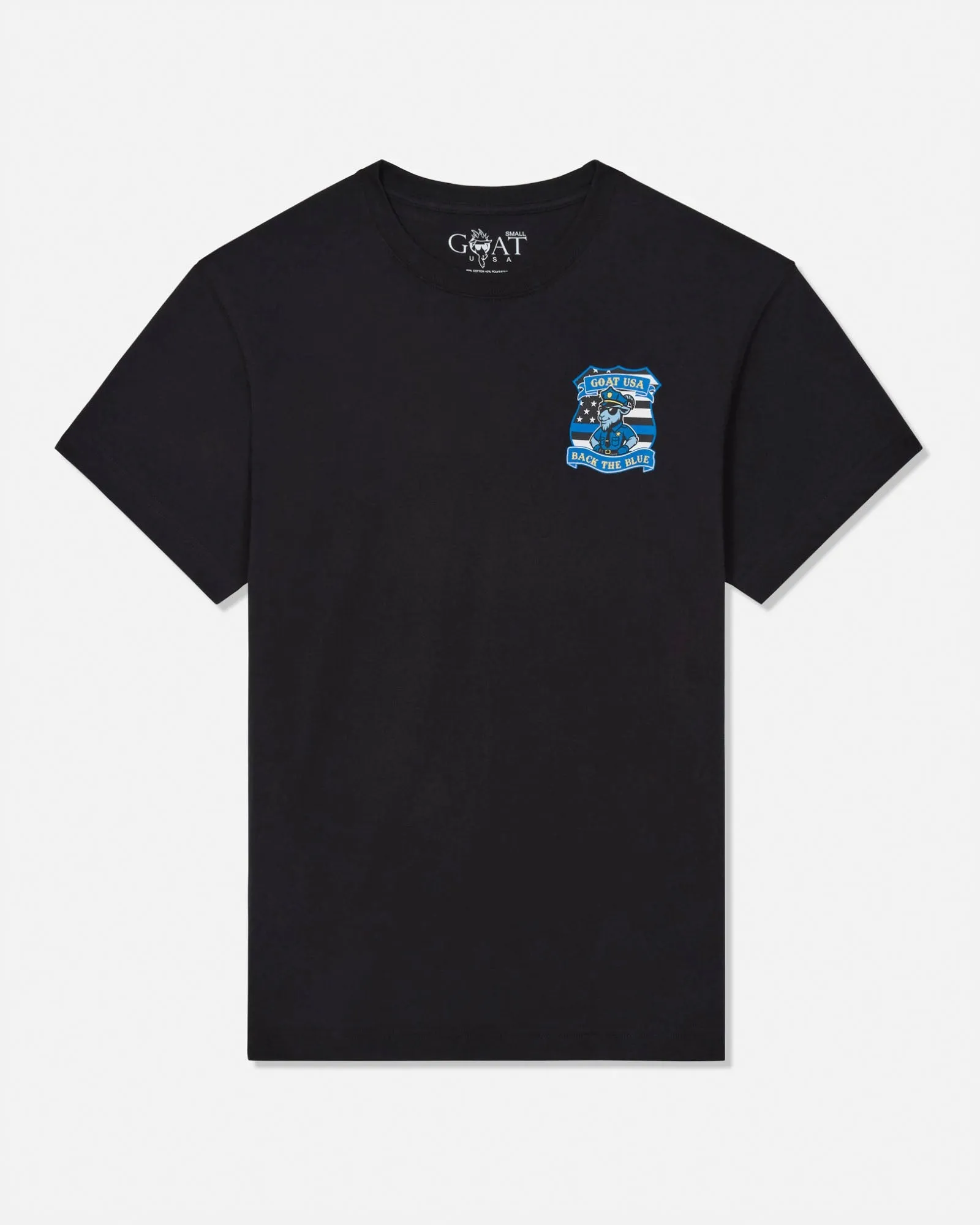 Back the Blue T-Shirt sold by Goat USA product image thumbnail 4