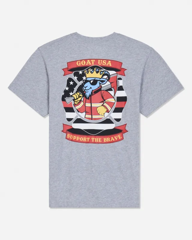 Supporting Bravery T-Shirt made by Goat USA