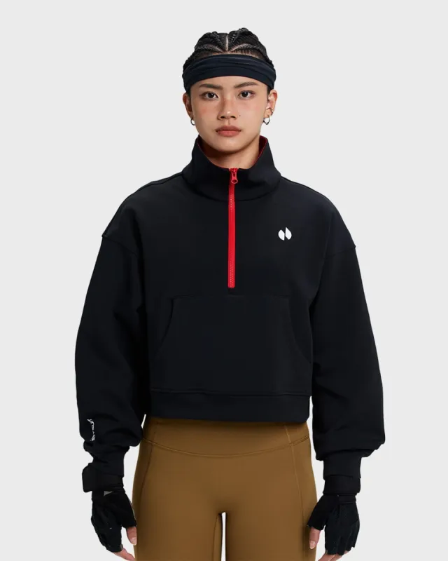 1/2 Zipper Air Long Sleeve Sweatshirt sold by Hotsuit