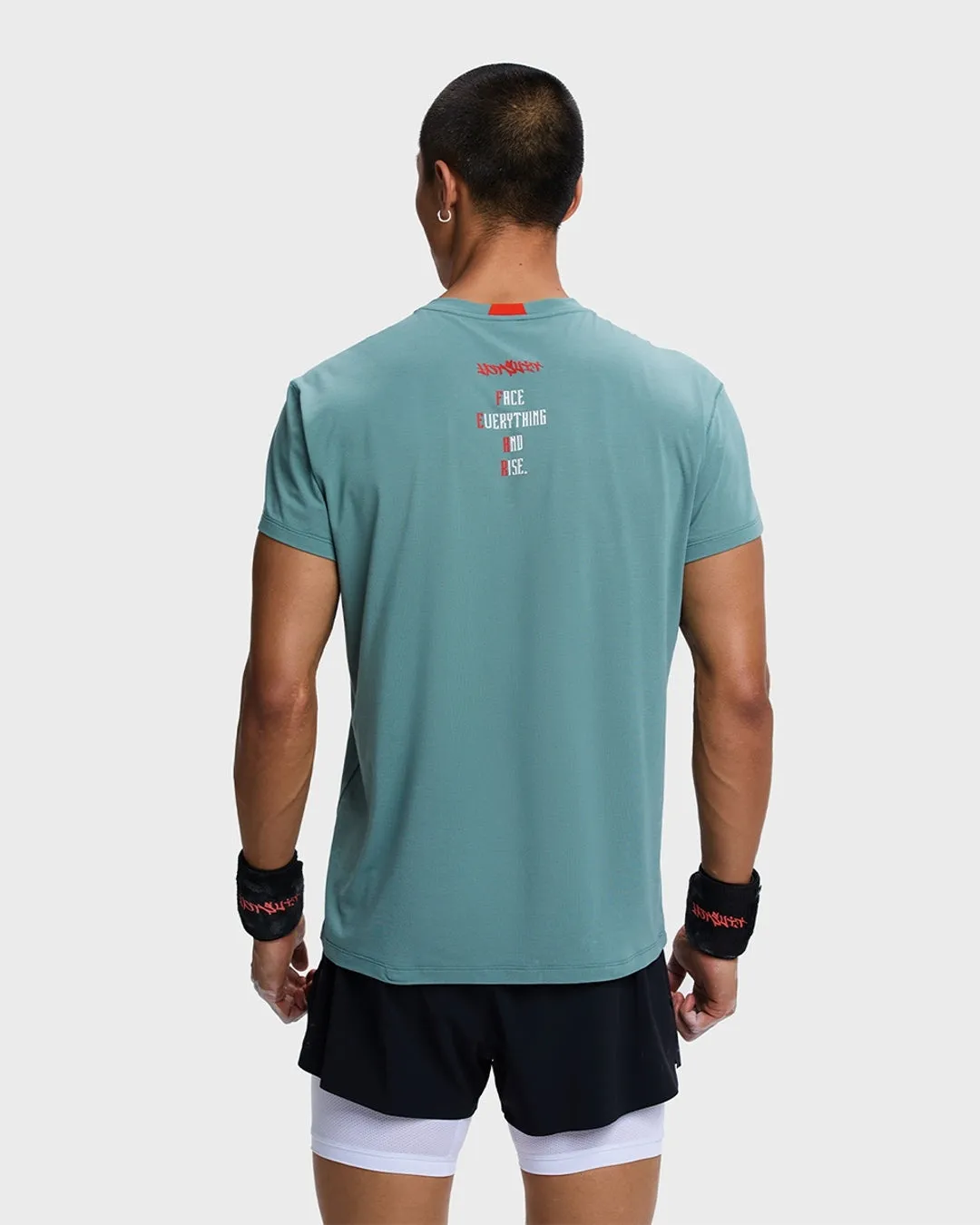 Sorona® Men's “Face Everything and Rise” Function T-Shirt sold by Hotsuit product image thumbnail 2