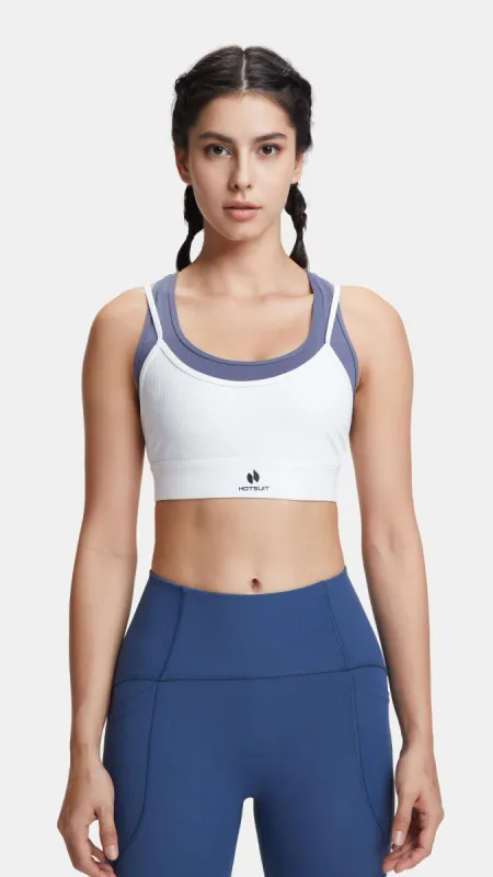 HOTSUIT Women Two-Layer Sports Bra sold by Hotsuit