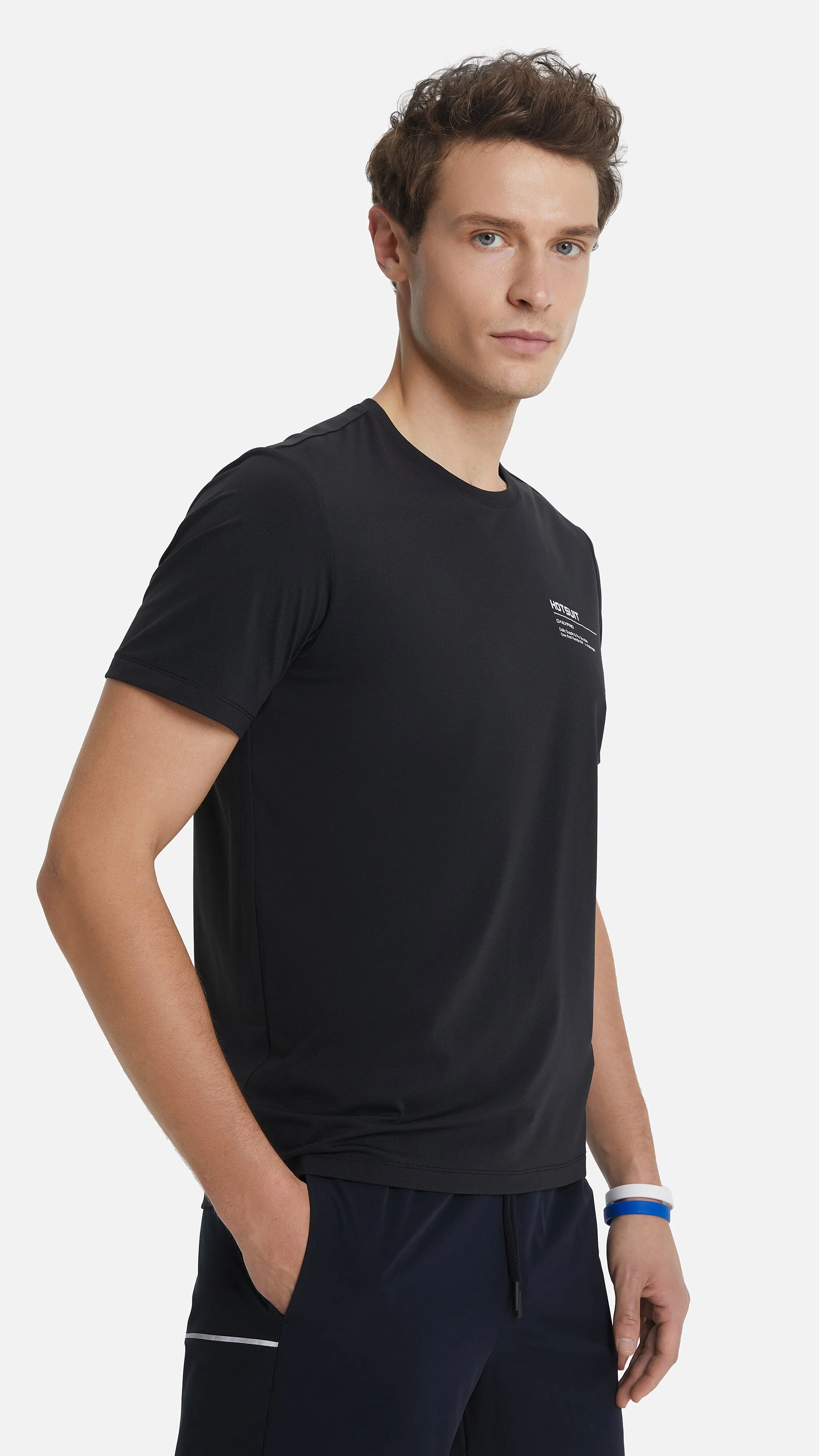 HOTSUIT Men Regular Fit Short T-shirt sold by Hotsuit product image thumbnail 3