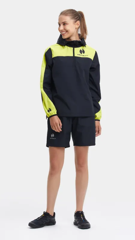 HOTSUIT Women Upgrade Short Half Zip Sauna Suit sold by Hotsuit