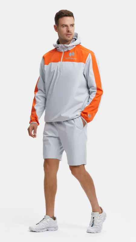 HOTSUIT Men Upgrade Short Half Zip Sauna Suit sold by Hotsuit