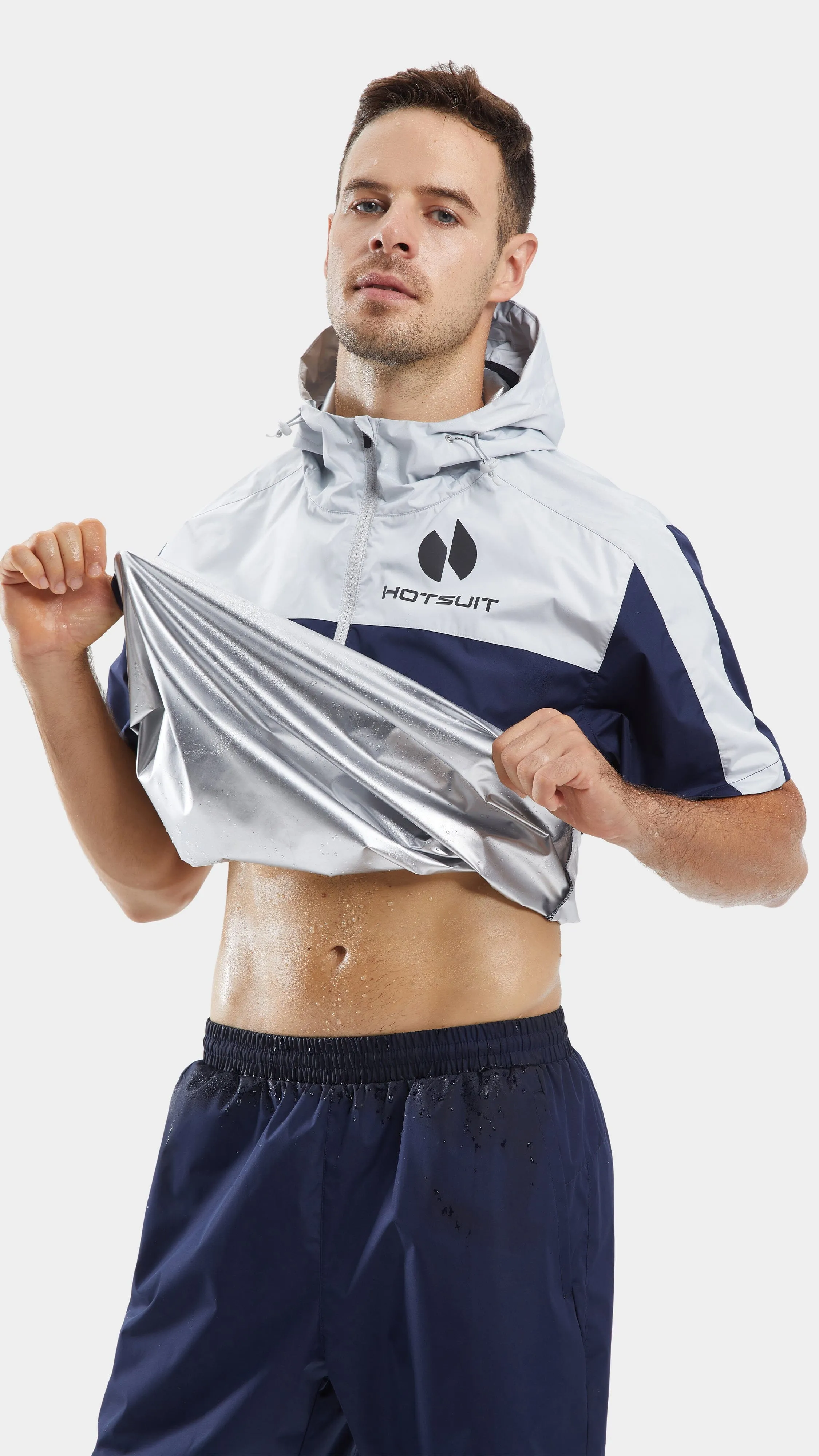 HOTSUIT Men Half-Zip Sauna Suit sold by Hotsuit product image thumbnail 4
