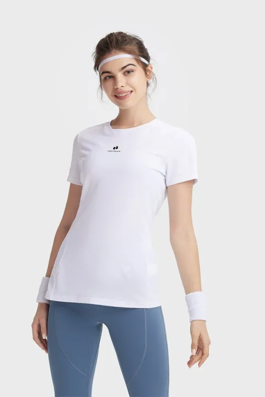 HOTSUIT Women Crewneck Tech Short T-Shirt sold by Hotsuit