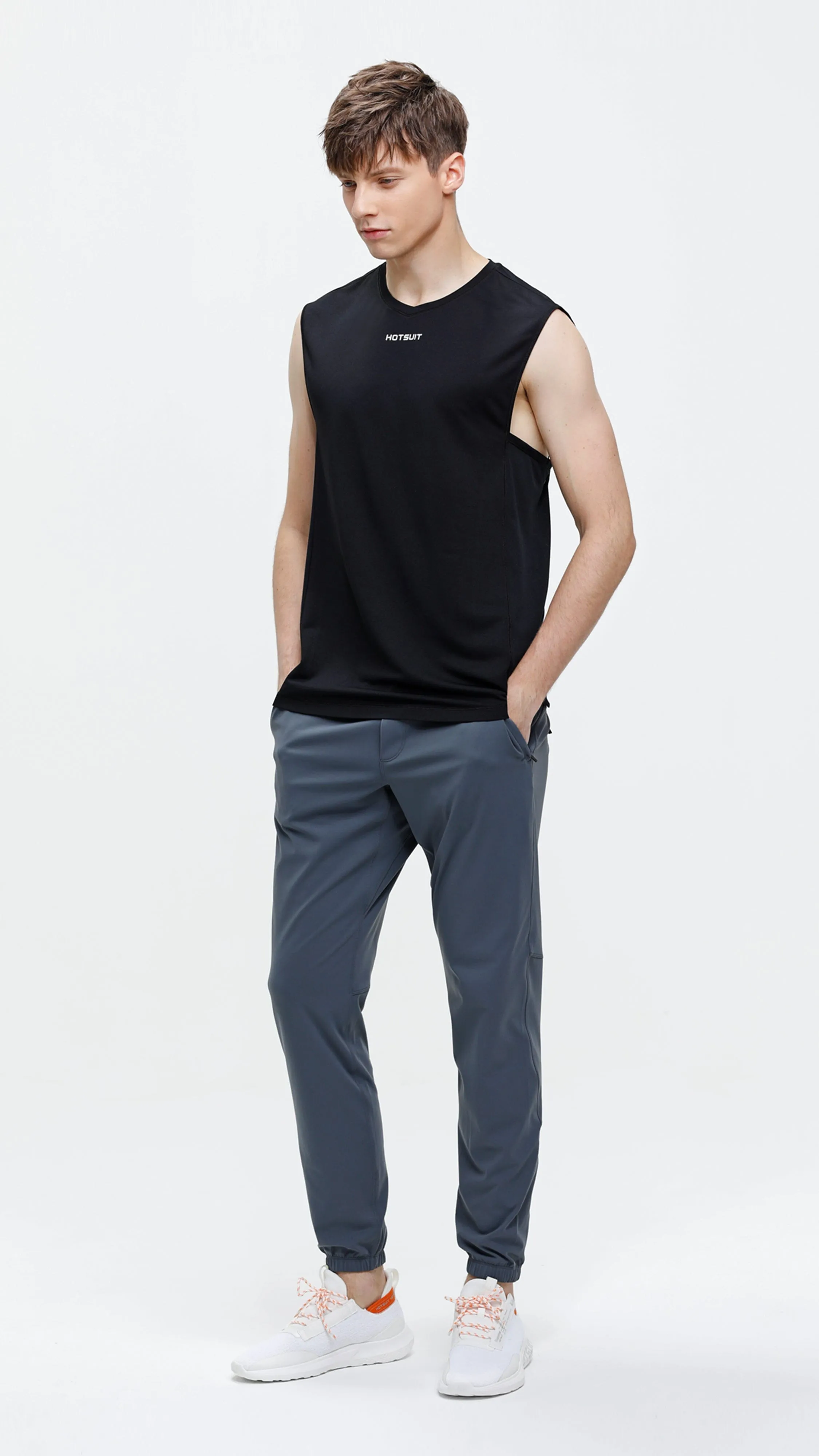 HOTSUIT Men Training Drop Arm Tank sold by Hotsuit