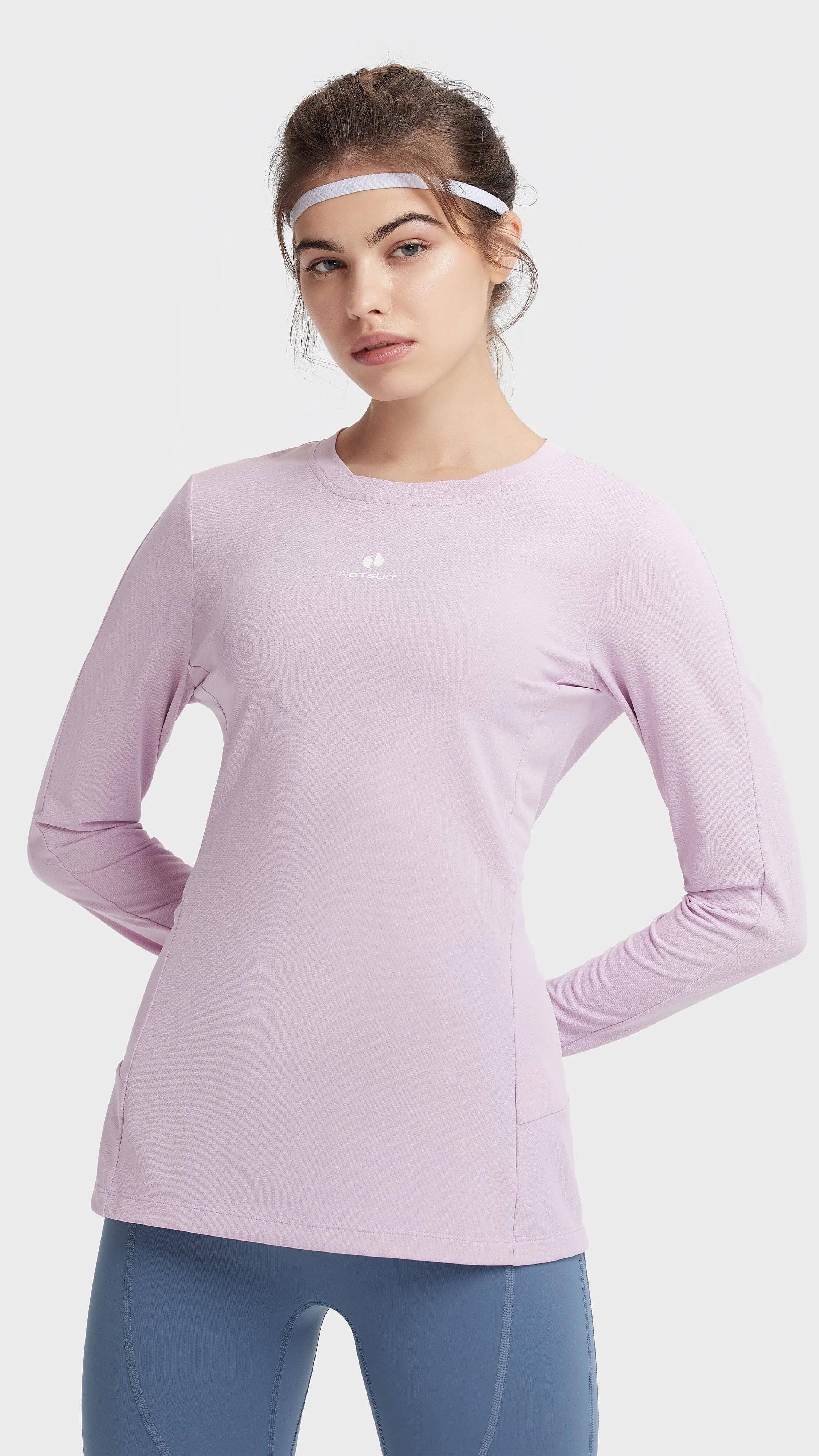 HOTSUIT Women Crewneck Tech long T-Shirt sold by Hotsuit product image thumbnail 3