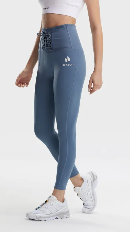 HOTSUIT Women Tie Front Slim Sauna Leggings sold by Hotsuit