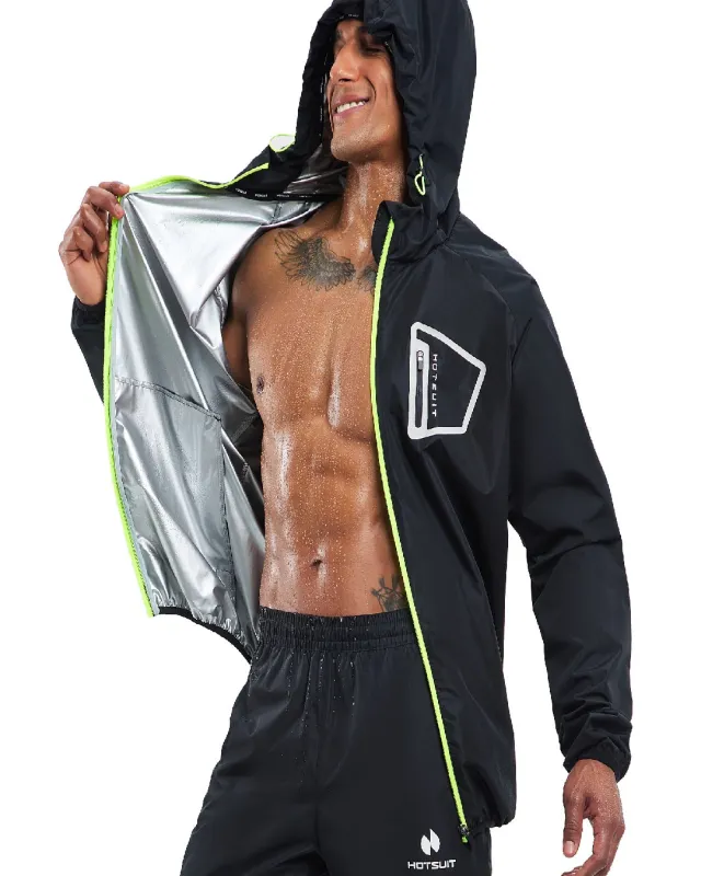 HOTSUIT Men Sweat Suits Exercise Workout Jacket sold by Hotsuit