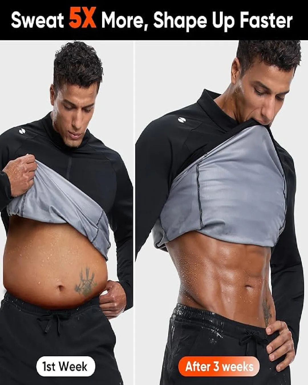 HOTSUIT Men Sauna Jacket sold by Hotsuit product image thumbnail 2