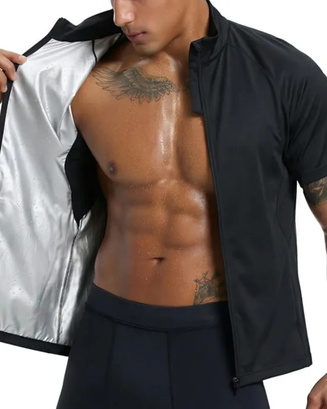 HOTSUIT Men Sauna Jacket with Pocket made by Hotsuit
