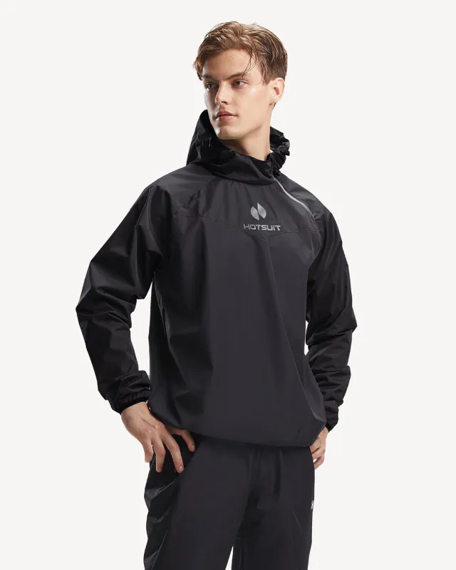 Men's 904 Flagship V2.0 Hooded Sauna Jacket for Heat Training, Running & Gym made by Hotsuit