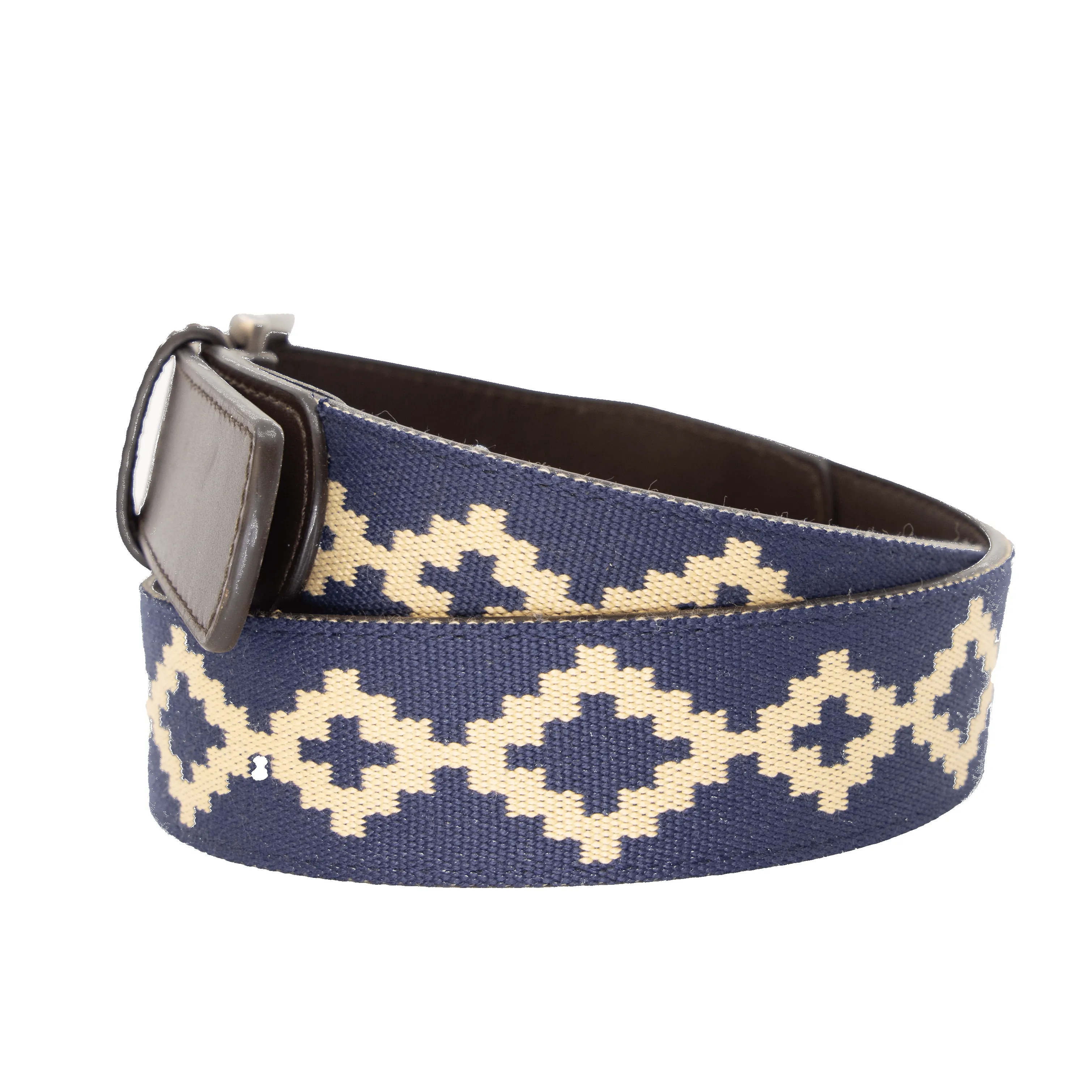 Corbina Chocolate Leather Woven Belt sold by La Matera product image thumbnail 4