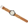 Marrón Expedition Watch - Cream Face sold by La Matera