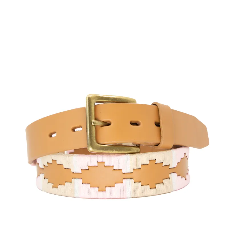 Limited Edition: La Rosa Women's Polo Belt - Brass Buckle sold by La Matera
