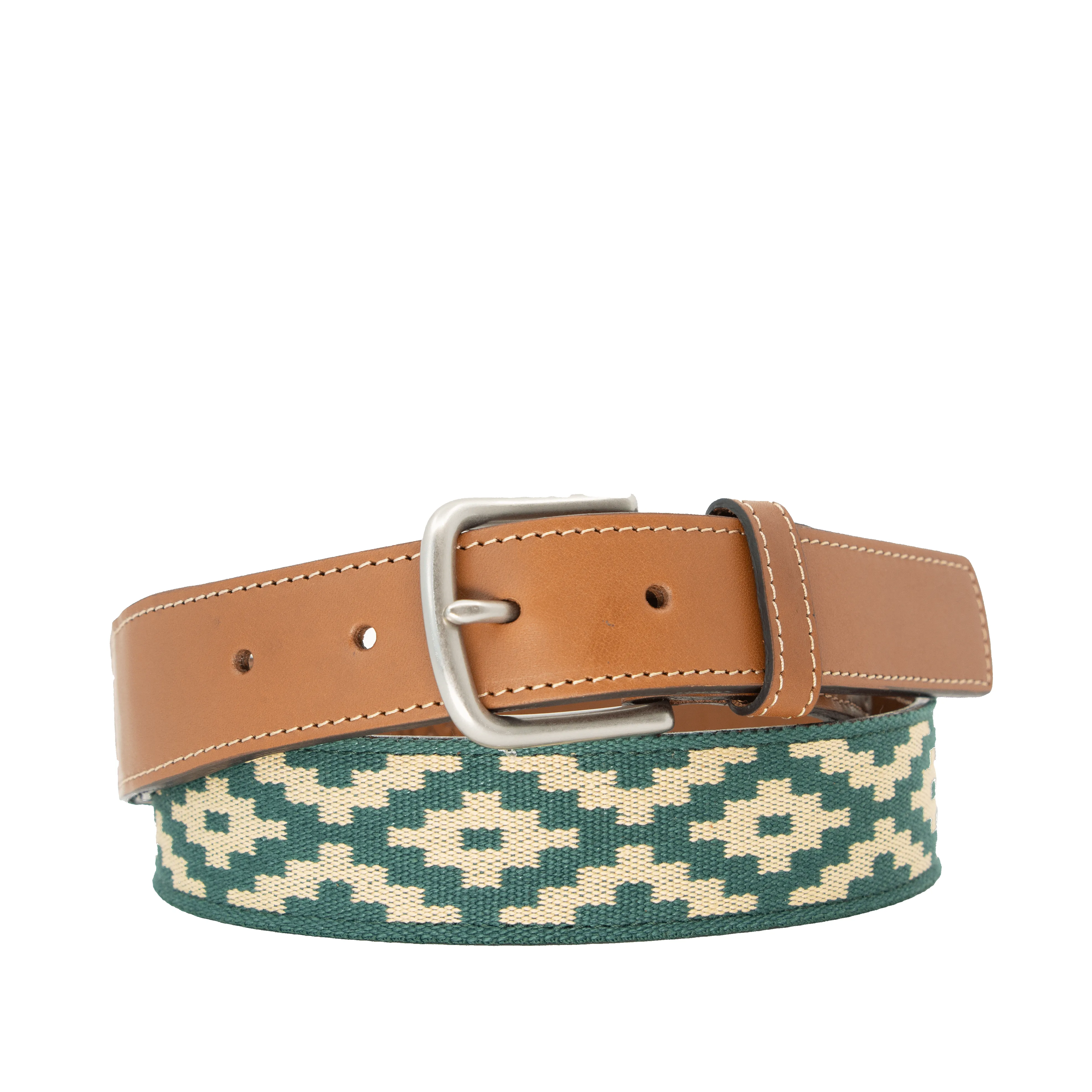 Limited Edition: Alvear Green Women's Woven Belt sold by La Matera