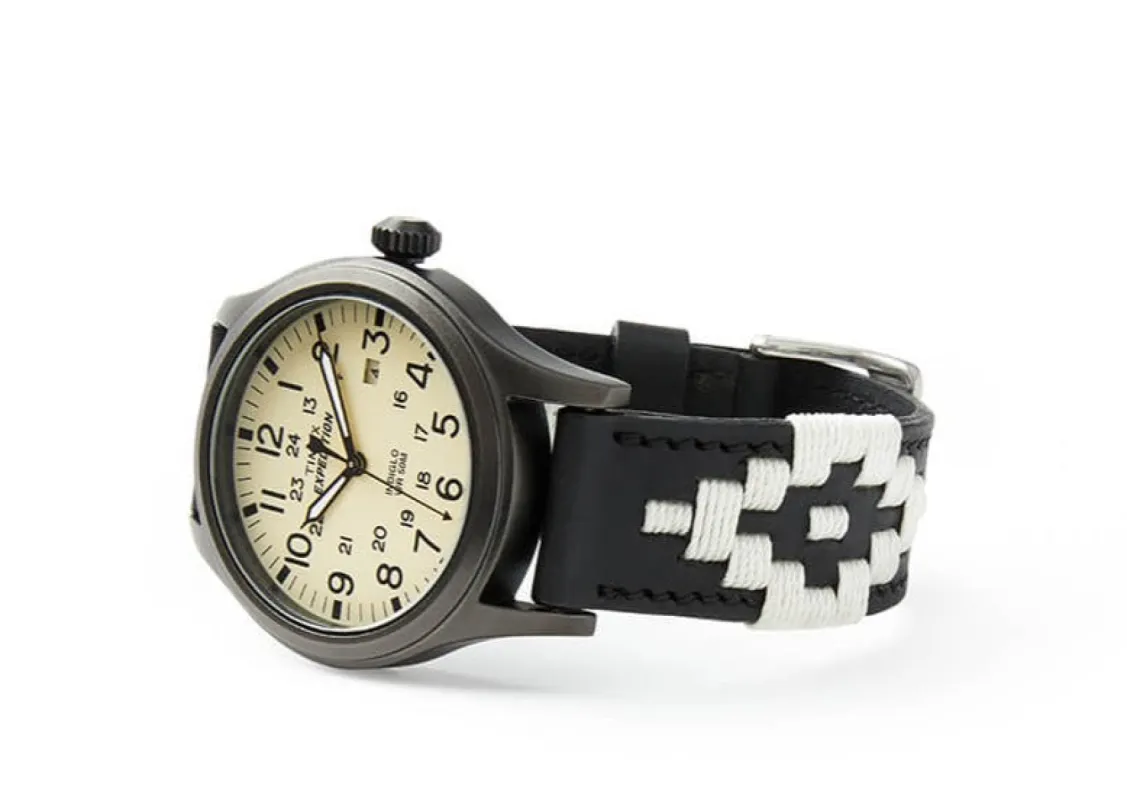 Oscuro Expedition Watch - Cream Face sold by La Matera