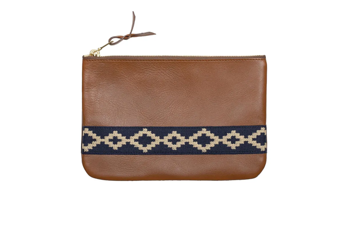 Limited Edition: Corbina Los Todos Pouch - Cognac sold by La Matera