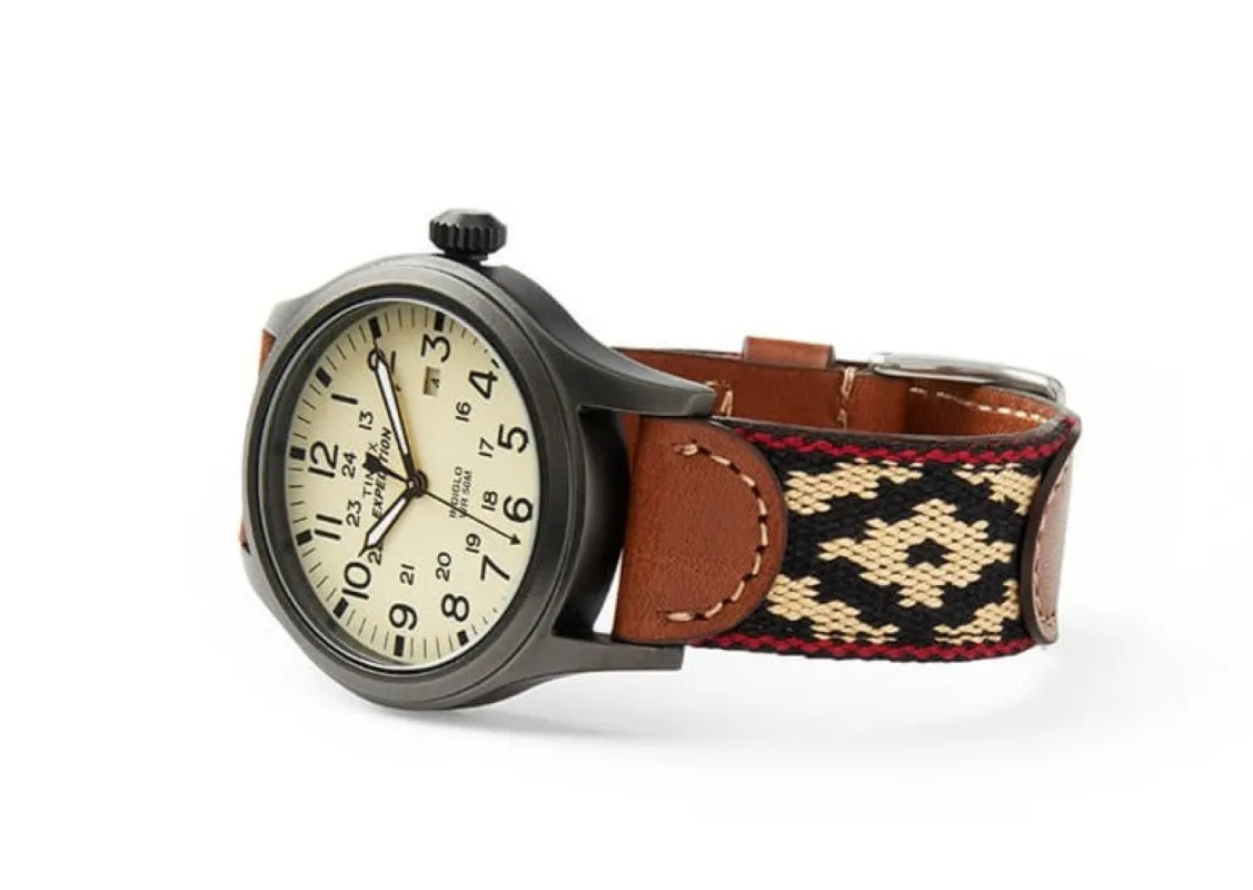 Alvear Expedition Watch - Cream Face sold by La Matera