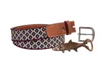 Diplomático Woven Belt - Changeable Buckle sold by La Matera