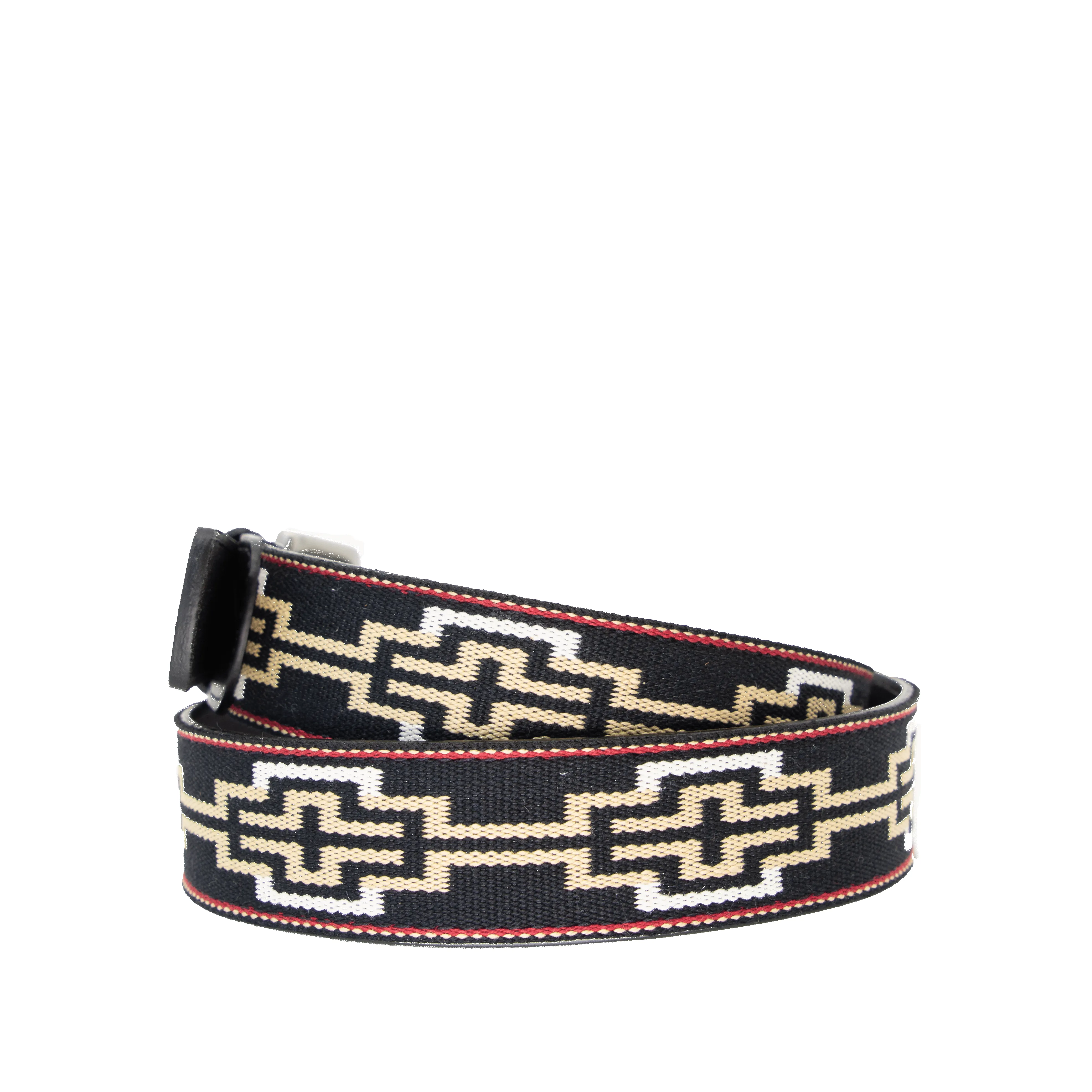Limited Edition: Caballero Black Leather Woven Belt sold by La Matera product image thumbnail 2