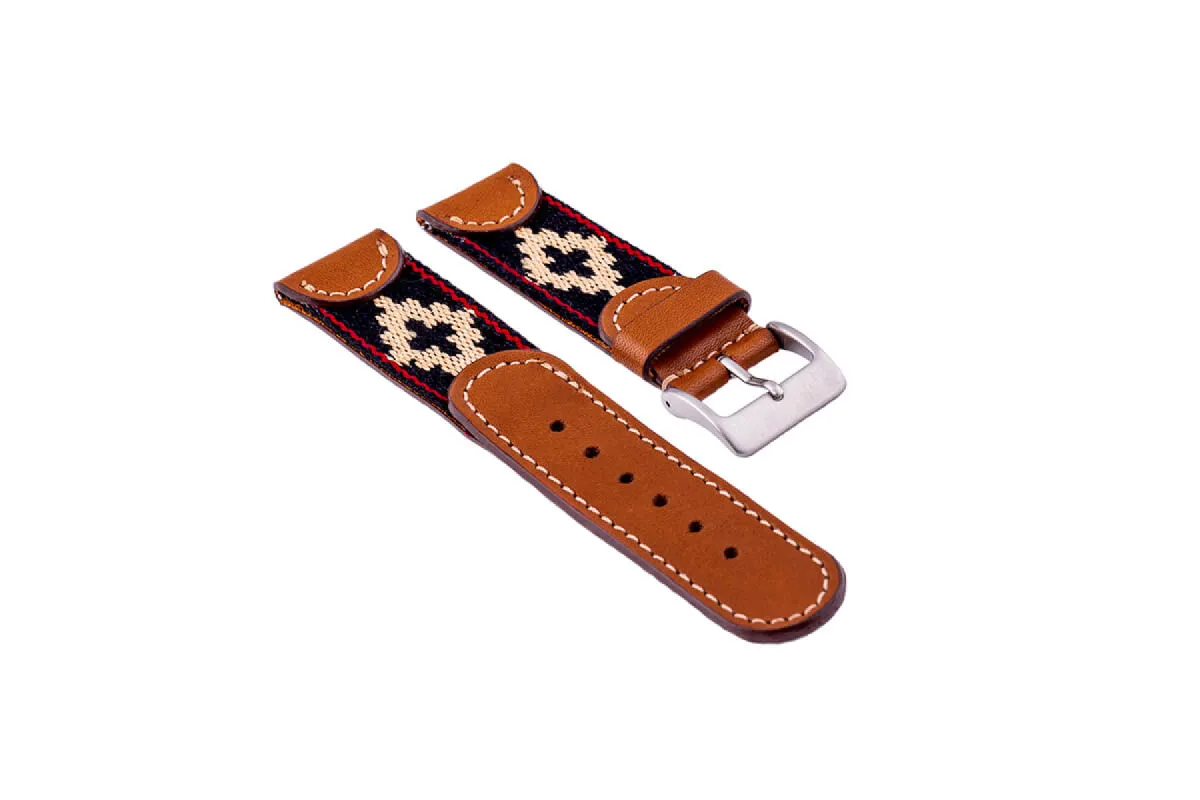 Corbina Black Quick Release Watch Band - 20mm sold by La Matera