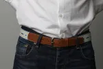 Pinamar Woven Belt sold by La Matera