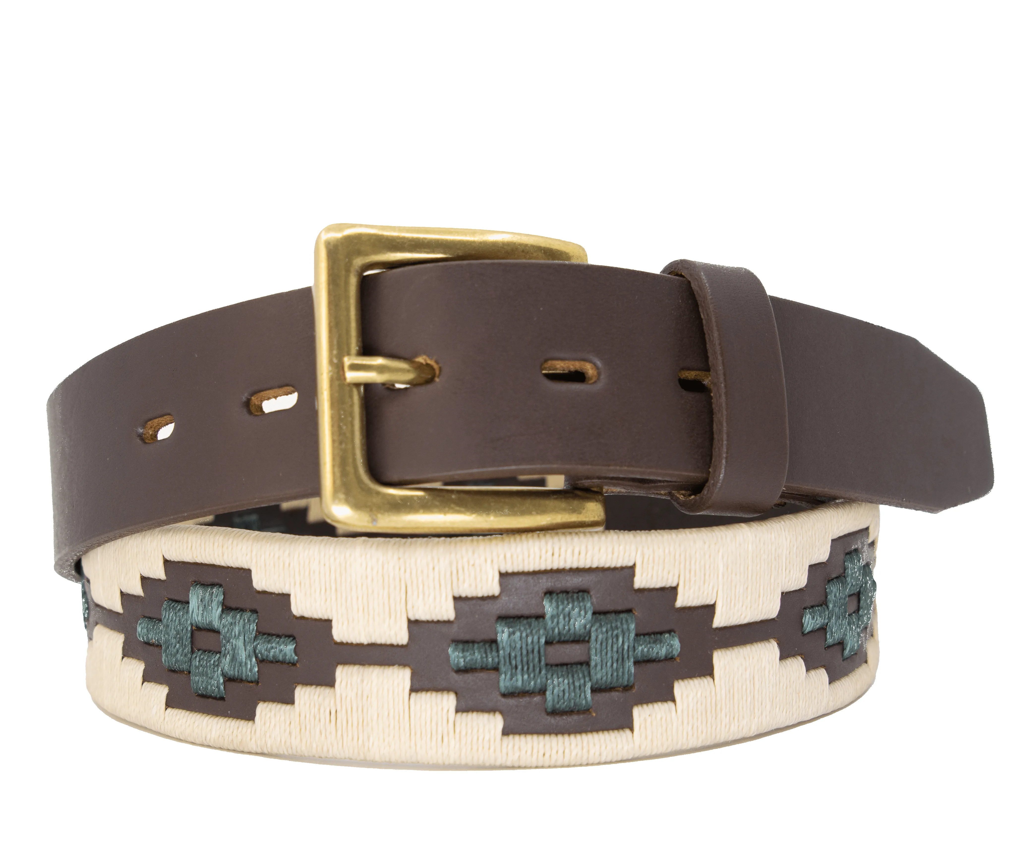 Limited Edition: Chocolate Cazador Polo Belt sold by La Matera