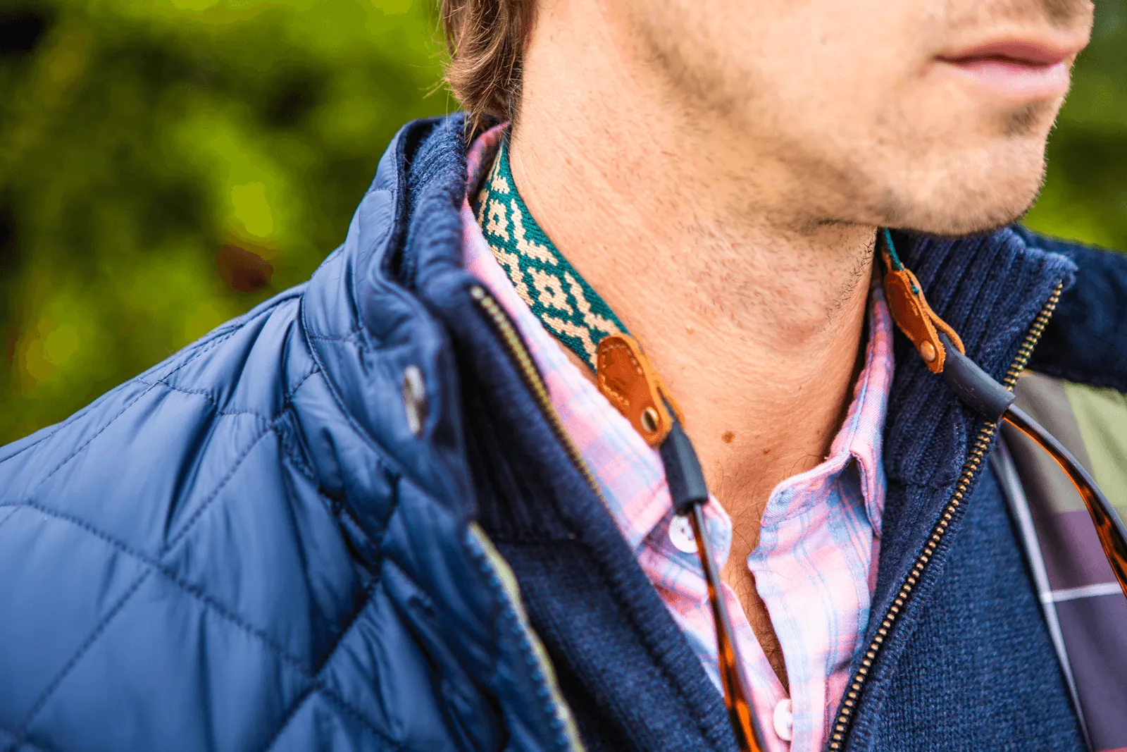 La Matera + Sounder Goods - Alvear Green Sunglass Strap sold by La Matera product image thumbnail 4