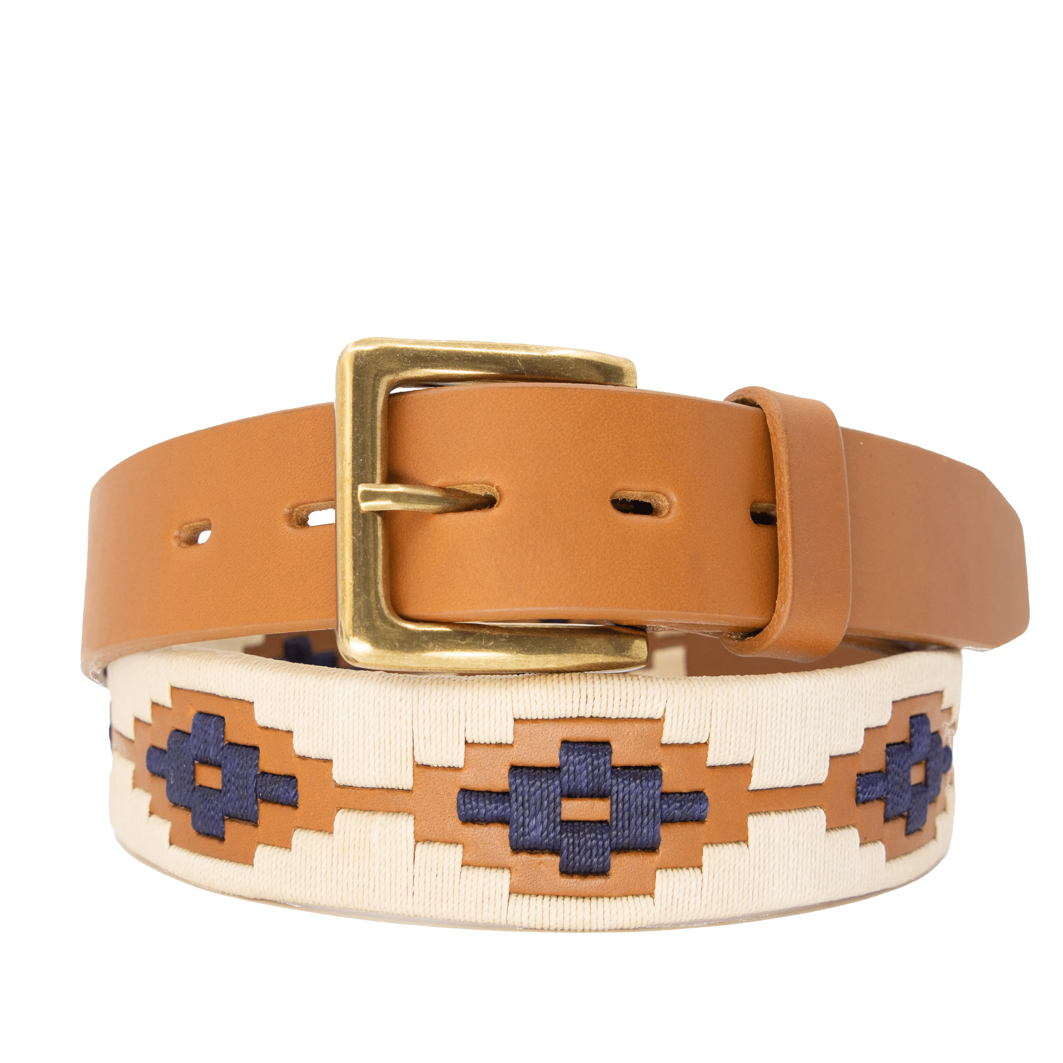 Limited Edition: Pescador Tan Polo Belt sold by La Matera