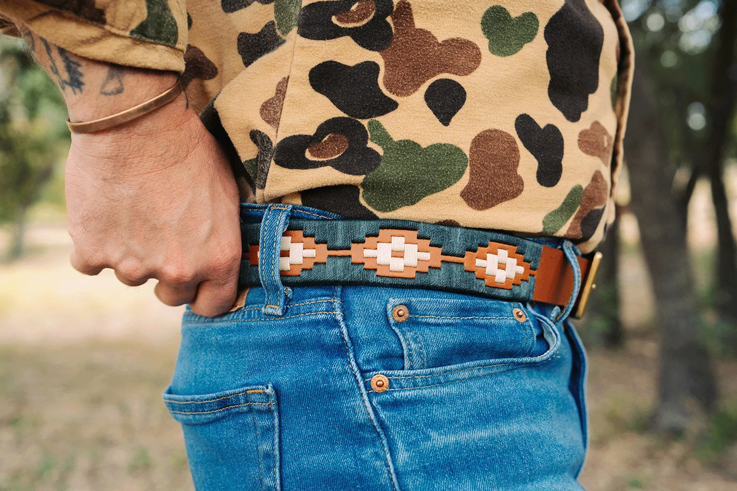 Field and Stream x La Matera - La Caza Polo Belt sold by La Matera product image thumbnail 3