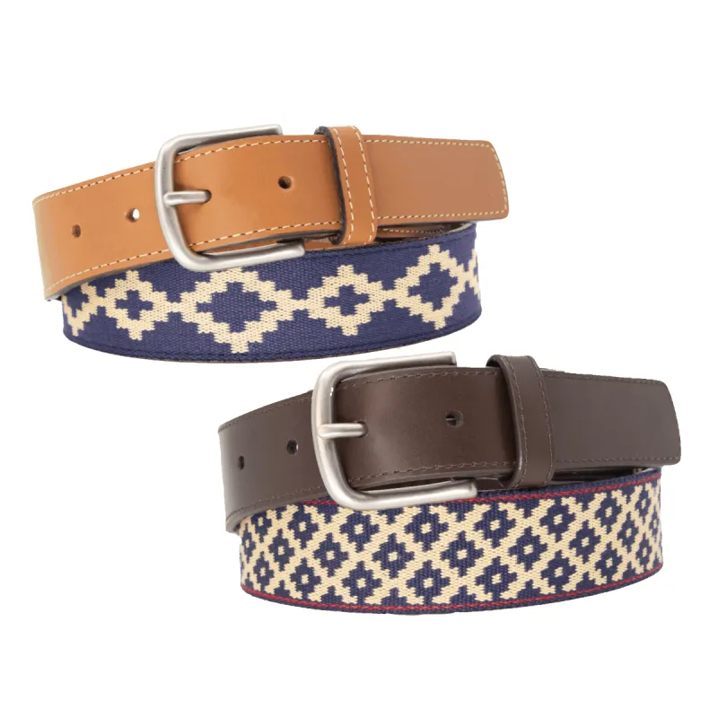 Corbina & Diplomático Chocolate Woven Belt Bundle sold by La Matera