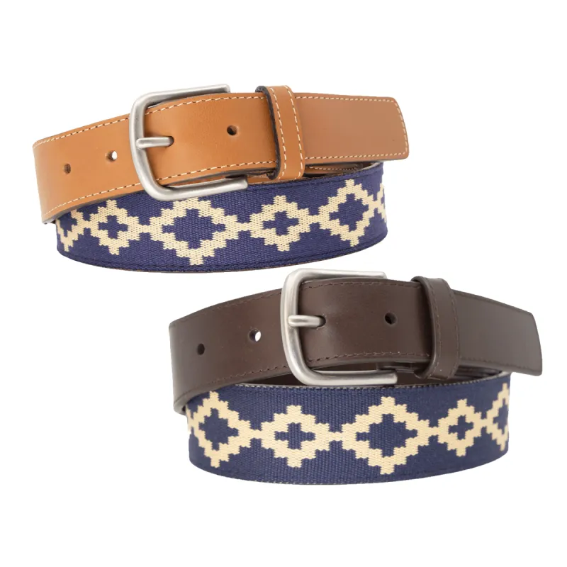 Corbina Cognac & Chocolate Woven Belt Bundle sold by La Matera