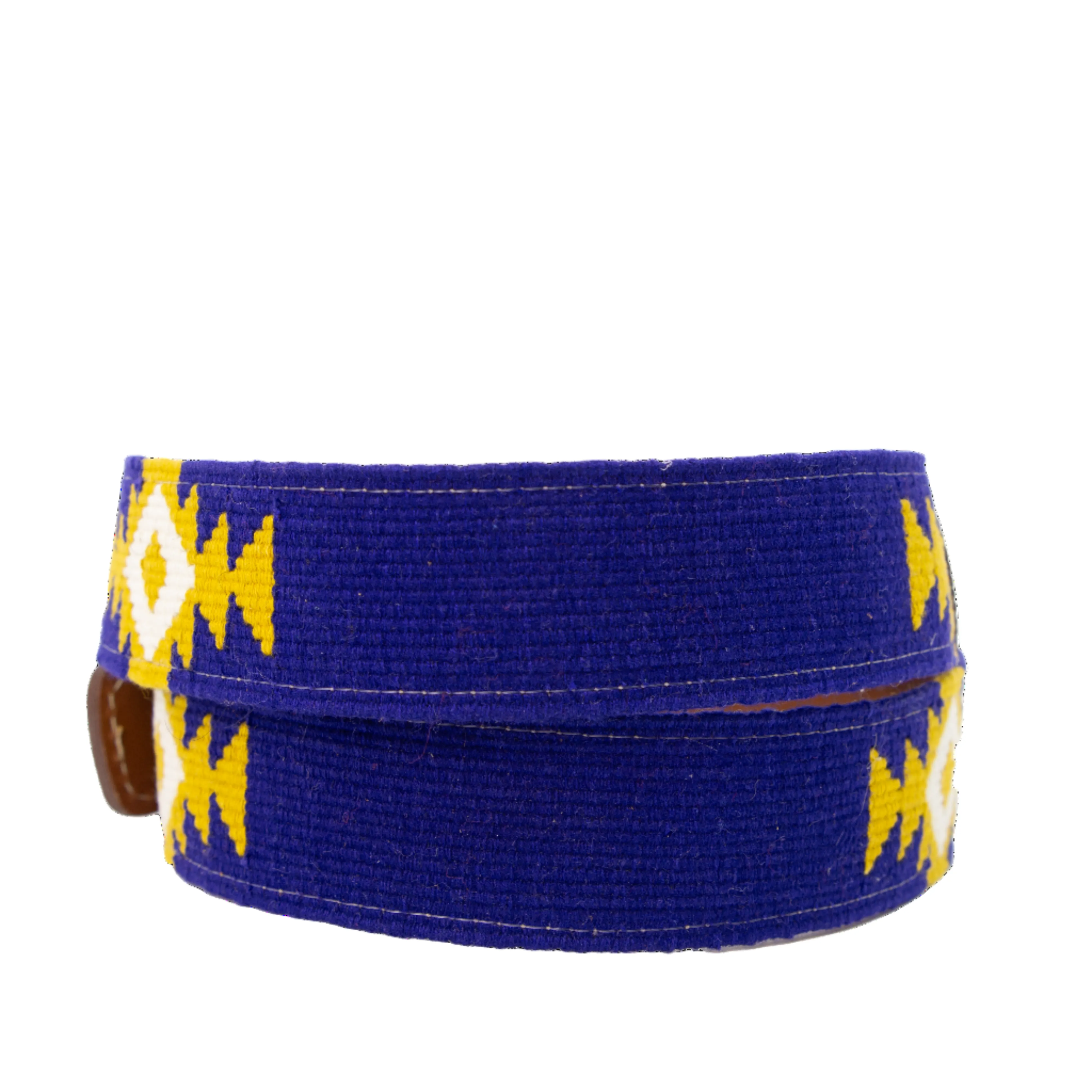 El Amarillo Woven Belt - Football Leather sold by La Matera product image thumbnail 2