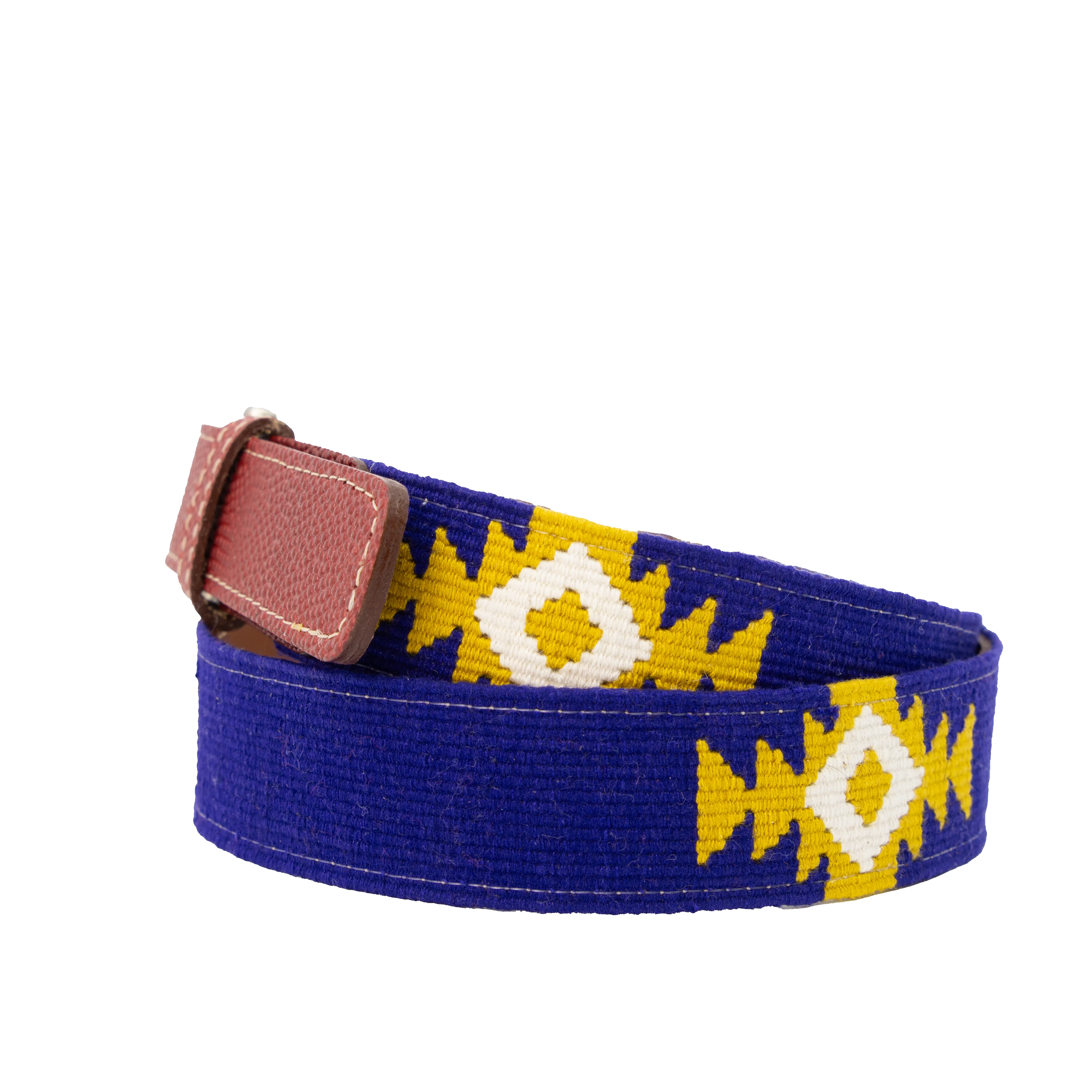 El Amarillo Woven Belt - Football Leather sold by La Matera product image thumbnail 3