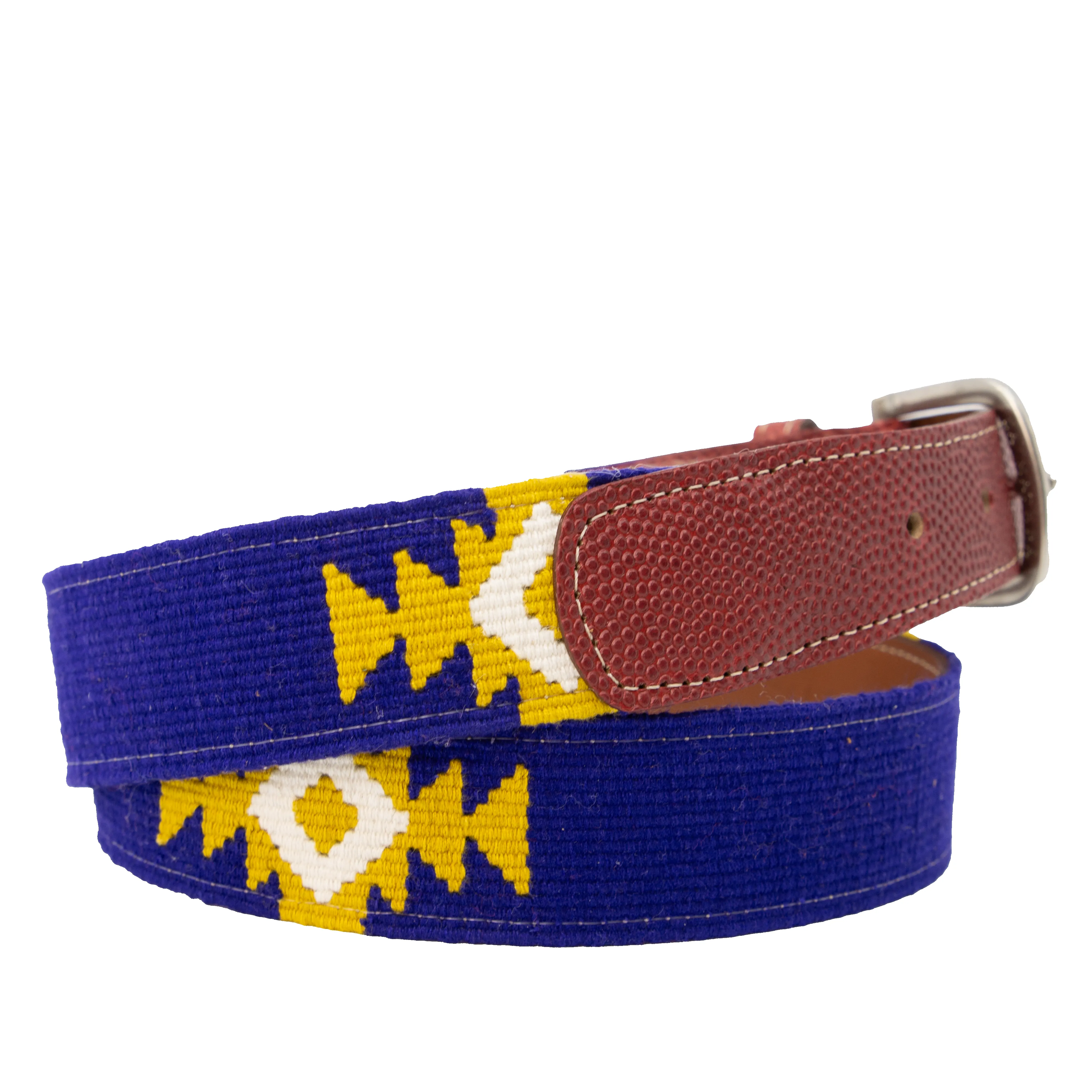 El Amarillo Woven Belt - Football Leather sold by La Matera product image thumbnail 4