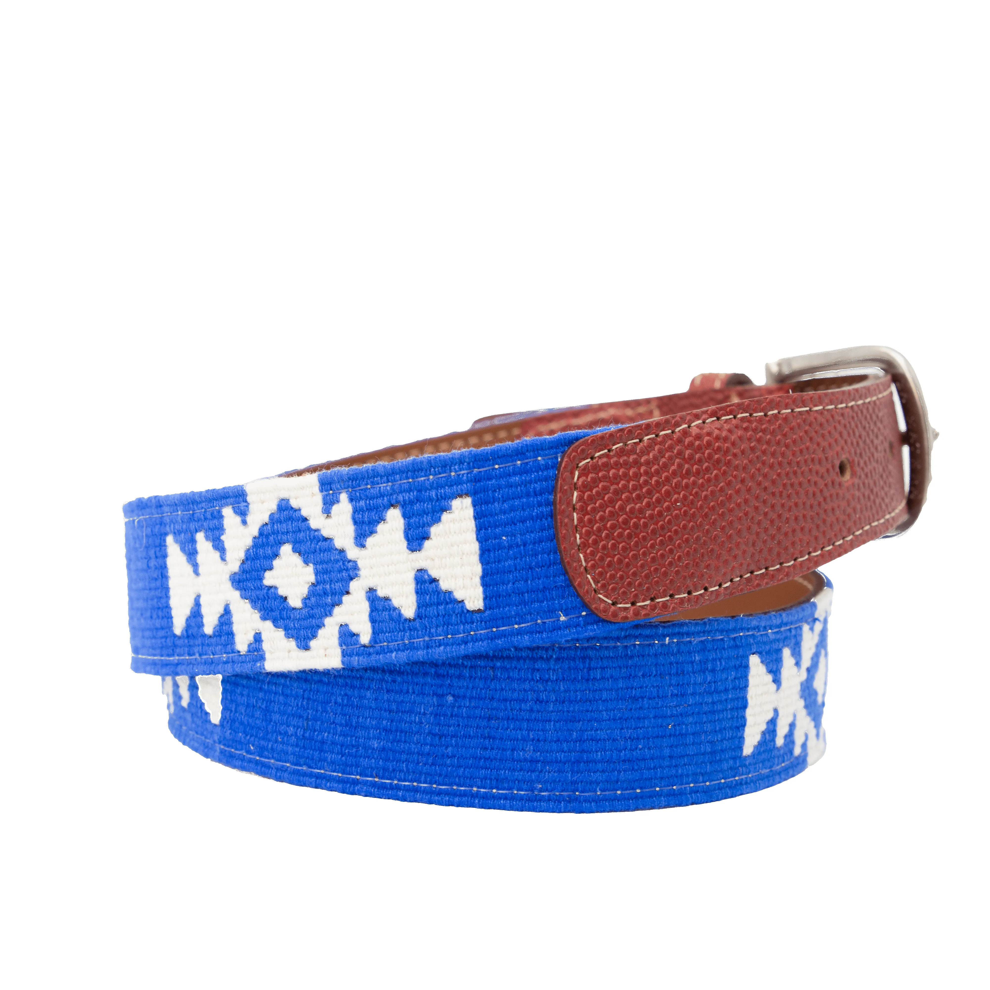 El Azul Woven Belt - Football Leather sold by La Matera product image thumbnail 4