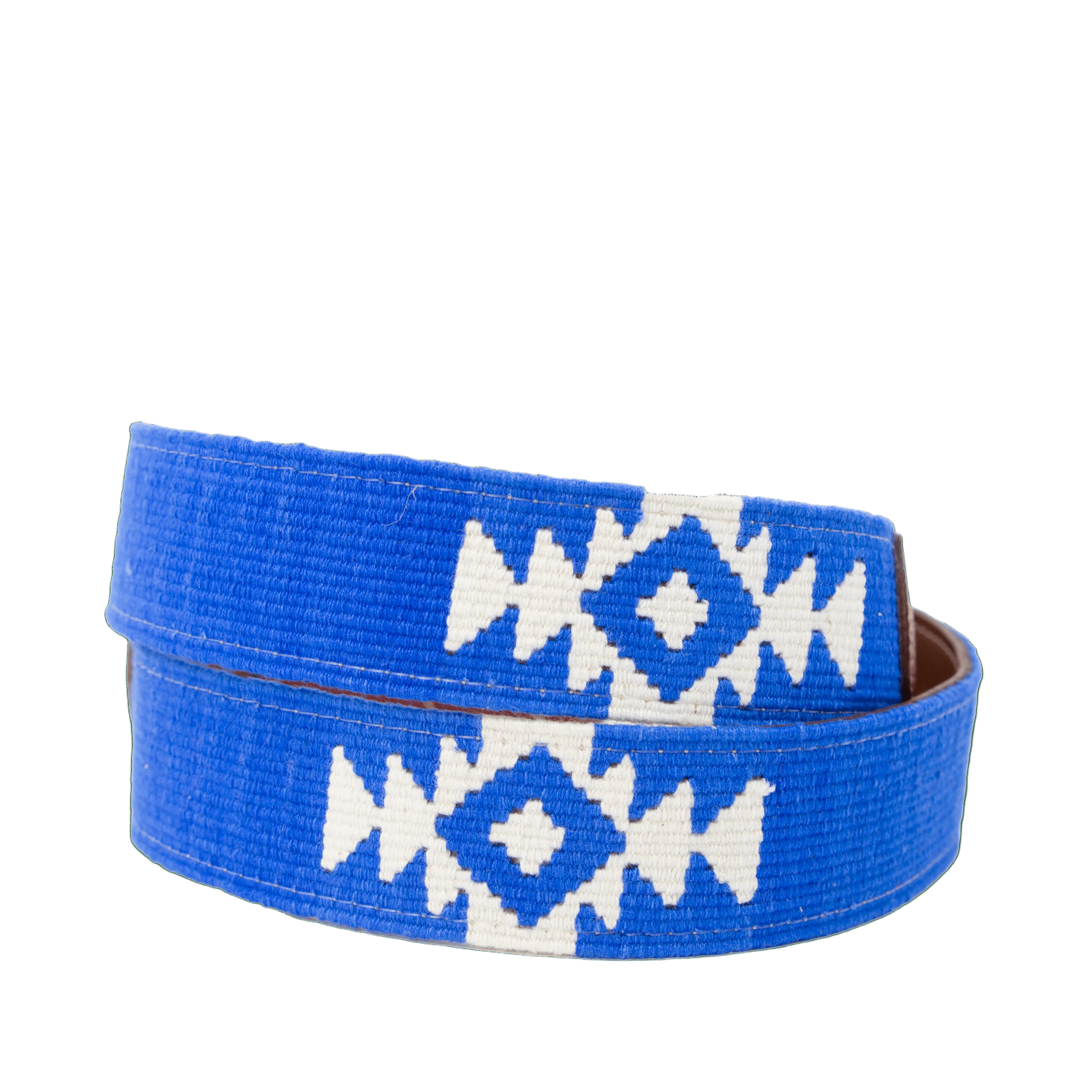 El Azul Woven Belt - Football Leather sold by La Matera product image thumbnail 2