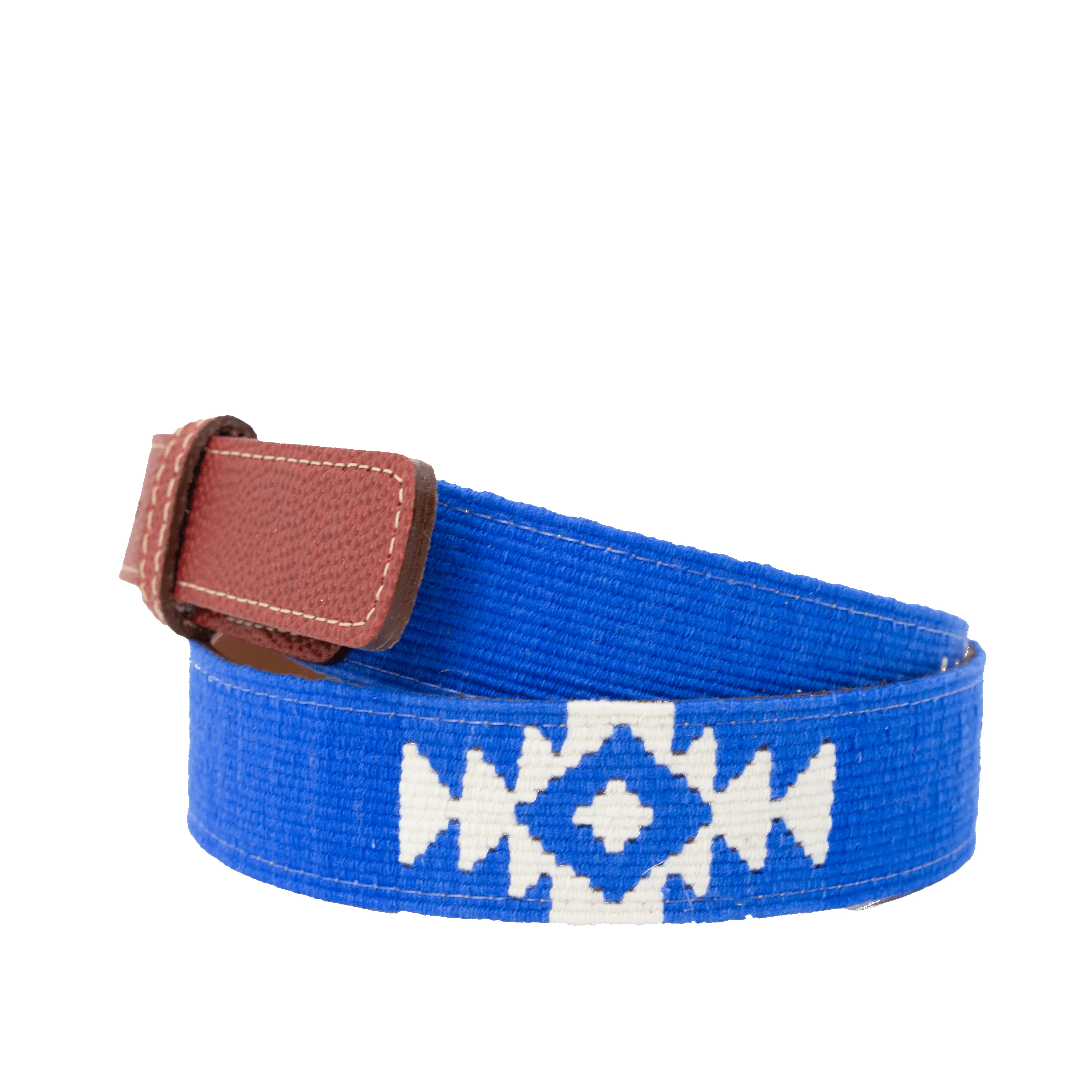 El Azul Woven Belt - Football Leather sold by La Matera product image thumbnail 3