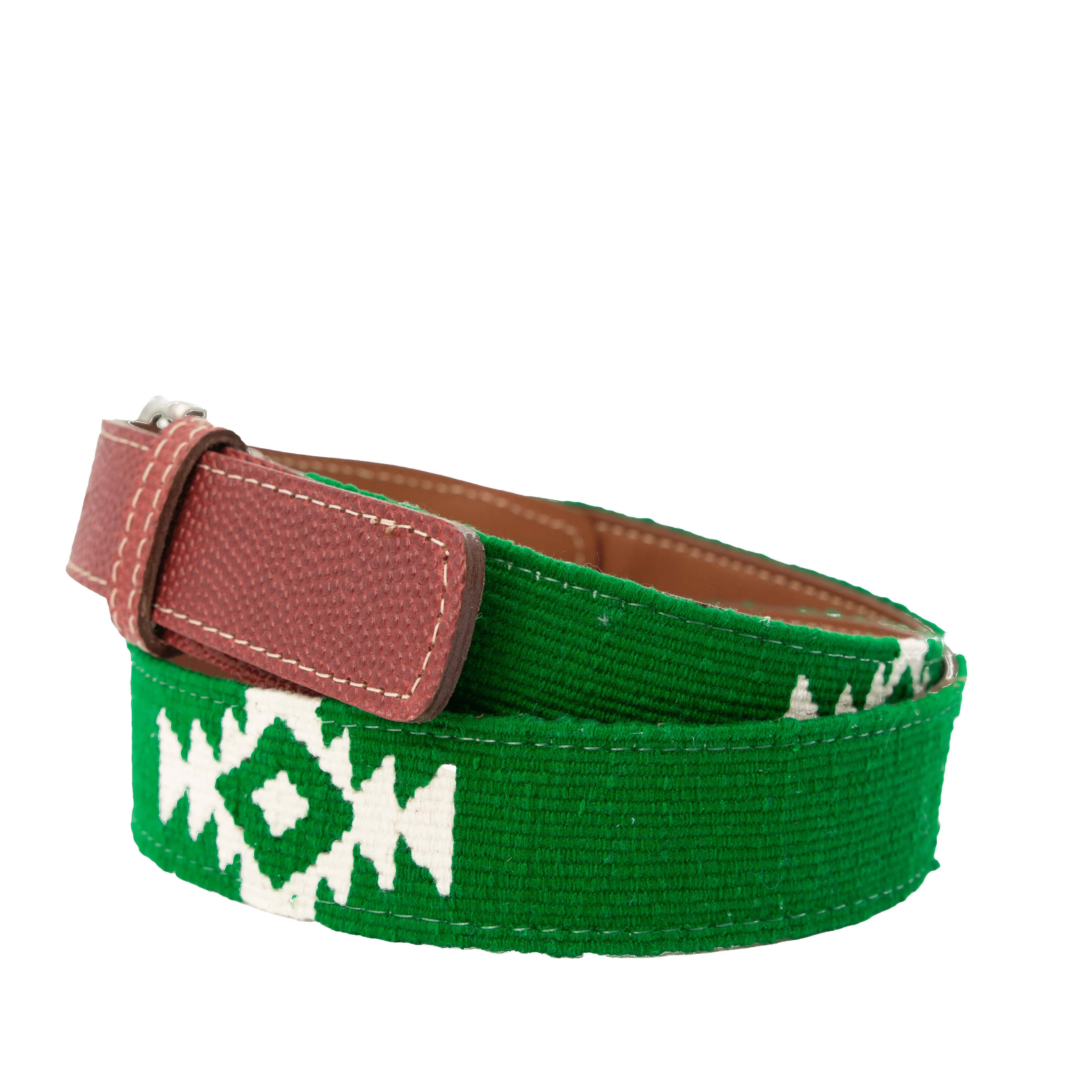 El Verde Woven Belt - Football Leather sold by La Matera product image thumbnail 3