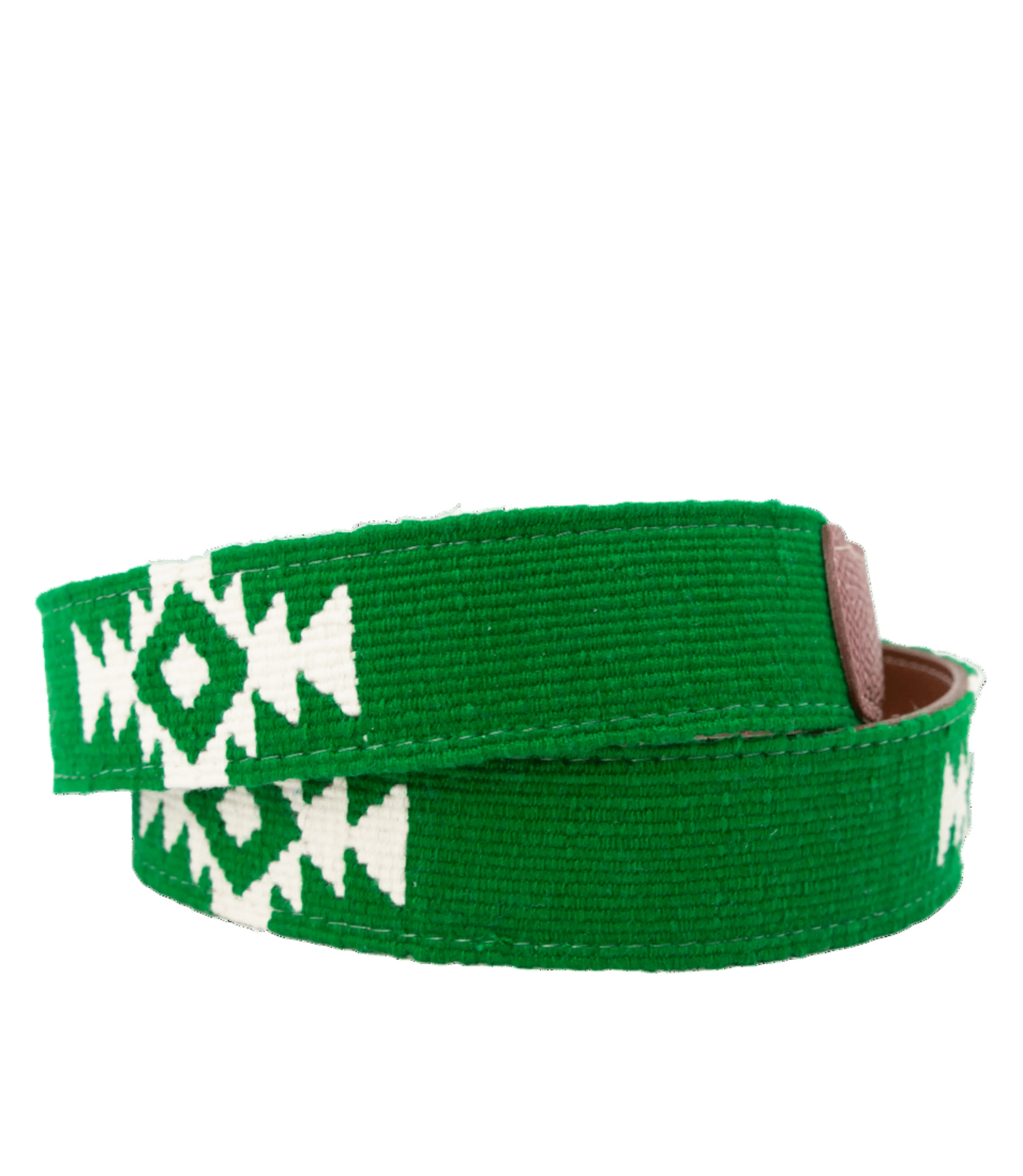 El Verde Woven Belt - Football Leather sold by La Matera product image thumbnail 2