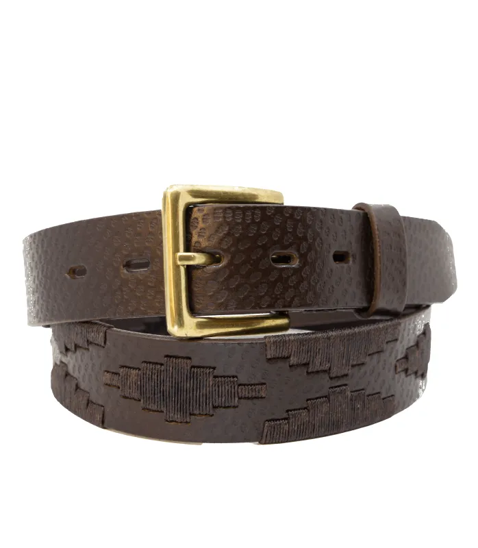 La Gran Reserva Polo Belt - Exótico Cocoa sold by La Matera